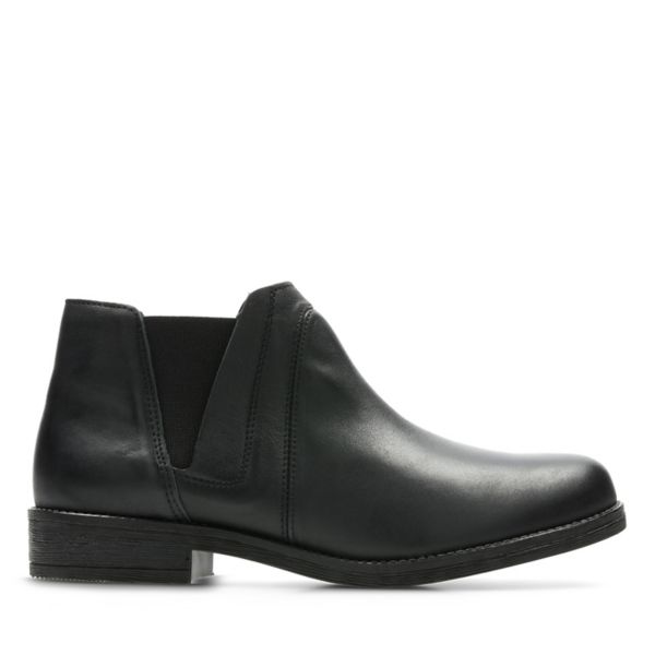 Clarks Womens Demi Beat Chelsea Boots Black | USA-2351648